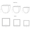 Mika Square Planter Set Specifications