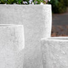 Trentino Planters Detail (Terracotta in White Coral)