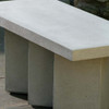 Accordion Bench Detail (Cast Stone in Greystone)