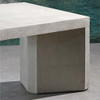 Flatiron Bench Detail (Cast Stone in Greystone Finish)