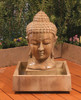 Buddha head Fountain - Small - Material : GFRC - Finish : Sierra