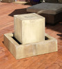 Block Fountain - Material : GFRC - Finish : Sierra