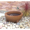 Custom 54 inch diameter Bowl Garden Planter - Material : Mild Steel - Finish Natural Rust