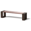 Channel Bench - Material : Aluminum - Finish : Bronze