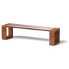 Channel Bench - Material : Steel - Finish : Natural Rust