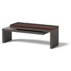 Cantilever Bench - Material : Aluminum, IPE - Finish : Silver