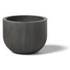 Capsule Planter - Material : Aluminum - Finish : Oxidized Zinc