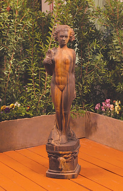 Diana Statue - Material : GFRC - Finish : Chestnut