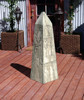 Obelisk Statue - Material : GFRC - Finish : Dark Ancient