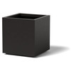 Cube Planter : Material - Aluminum - Finish : Black