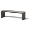 Gallery Bench - Material : Aluminum : Finish - Silver