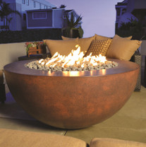 Legacy Round Fire Table wide lip - Material : GFRC