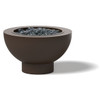 Natural Gas Fire Bowl - Material : Aluminum - Finish : Bronze
