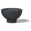 Natural Gas Fire Bowl - Material : Aluminum - Finish : Charcoal Gray