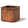 Single Groove Planter - Material : Steel - Finish : Natural Rust