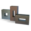 Vertical Box Planter - Material : Aluminum - Finish : PC Rust