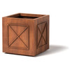 X Pomo Planter - Material : Steel - Finish : Natural Rust