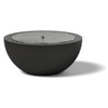 Water Bowl - Material : Aluminum - Finish : Black