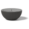 Water Bowl - Material : Aluminum - Finish : Oxidized Zinc