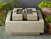 M-Series Escala Fountain - Material : Cast Stone - Finish : Greystone