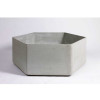 Hexago Container - Material : Fiber Cement - Finish : Grey