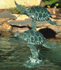 Sea Turtle Fountain - Material : Brass - Finish : Verdigris
