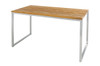 OKO High Table 67" x 35.5" - Stainless Steel, Recycled Teak
