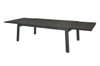 BAIA Extension Table 67"-110" (Extended) - High Pressure Laminate (slate), Aluminum (anthracite)