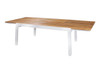 BAIA Extension Table 67" (Extended) - Stainless Steel, Recycled Teak (brushed finish)
