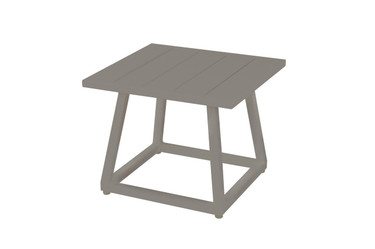 ALLUX Medium Side Table - Powder-Coated Aluminum (Taupe)