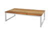 OKO Rectangular Table - Stainless Steel, Recycled Teak