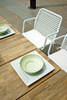 MANDA Dining Table (detail) - Recycled Teak (brushed laminated)