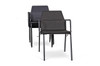 Stackable MANDA Dining Chair - Powder-Coated Aluminum