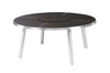 MEIKA Round Table - Stainless Steel (hairline finish), HPL top (slate)