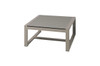 MONO Square Table - Powder-Coated Aluminum, High Pressure Laminate (HPL - sandstone)