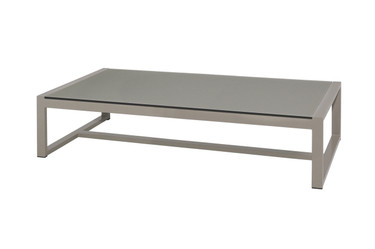 MONO Long Table - Powder-Coated Aluminum, High Pressure Laminate (HPL - sandstone)