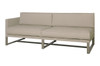 MONO Sectional Right Hand - Powder-Coated Aluminum (taupe), Twitchell Leisuretex (taupe) Sunbrella Canvas (taupe)
