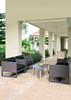 MONO Sofa 1-Seater Armchairs and 2-Seater with KAAT coffee table 