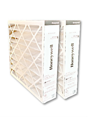Honeywell FC200E1037 20x25 MERV13 pleated media air filter for use with heat pump, furnace or air conditioner.