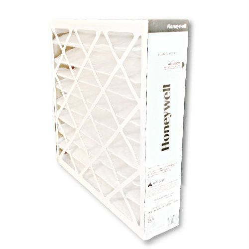 Honeywell FC200E1011 20x20 MERV13 pleated media air filter for use with heat pump, furnace or air conditioner.
