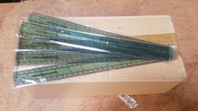 Blue and Green 12" Transparent Plastic Metric Rulers - 1 Box of 100 - FREE SHIPPING!