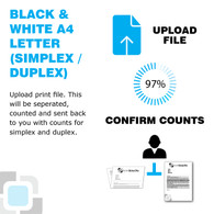 This option separates multiple letters with multiple pages in your print file. For example  if you have two types of letters in your file, one a single sided letter and one a double sided letter all mixed together. This can be separated so that all single sided are together and all double sided are together. You will then receive counts of how many single sided letters there are in your print file and how many double sided letters there are. These will then be separated into two files and you will be given the counts so that you can then put through the single sided and double sideded letters online (using product DMLETT1 for single sided and product DMLETT2 for double sided) using the counts emailed to you from this service.  This will help work out the most efficient cost for you to print and post these items as well as saving you time and work.

 

Postage and printing not included
