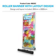 Roller Banner (850 x 2100mm) with Layout Design