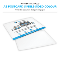 A5 Postcards printed in colour (Single/Double-Sided)