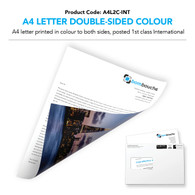 A4 Letter Double-Sided Colour (personalised inc 1st Class International)