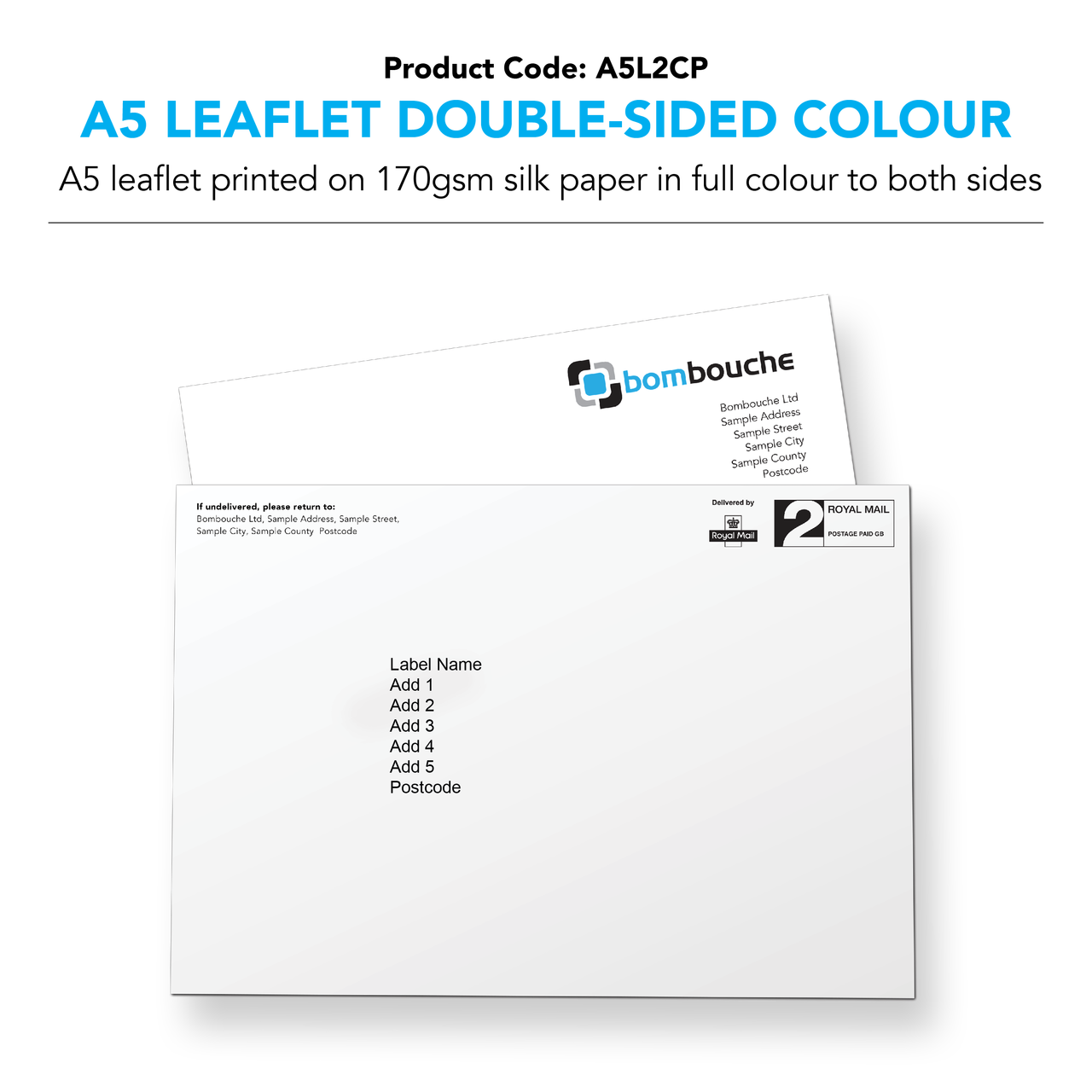 a5 leaflet 2pp into