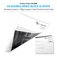 A4 Letter Double-Sided Black & White (personalised inc. 2nd class postage)