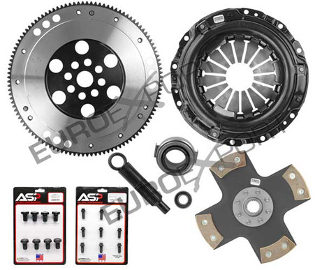 Honda D Series with B Series Transmission Competition Clutch Lightweight Steel Flywheel + Stage 5 Clutch Kit 