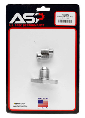 Aluminum Billet AN10  GT35 Turbo Flange  Oil Inlet T20264B