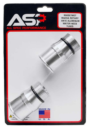 AN16 ALUMINUM WATER NECK TUBES FOR MAZDA ROTARY - MARX7WOT
